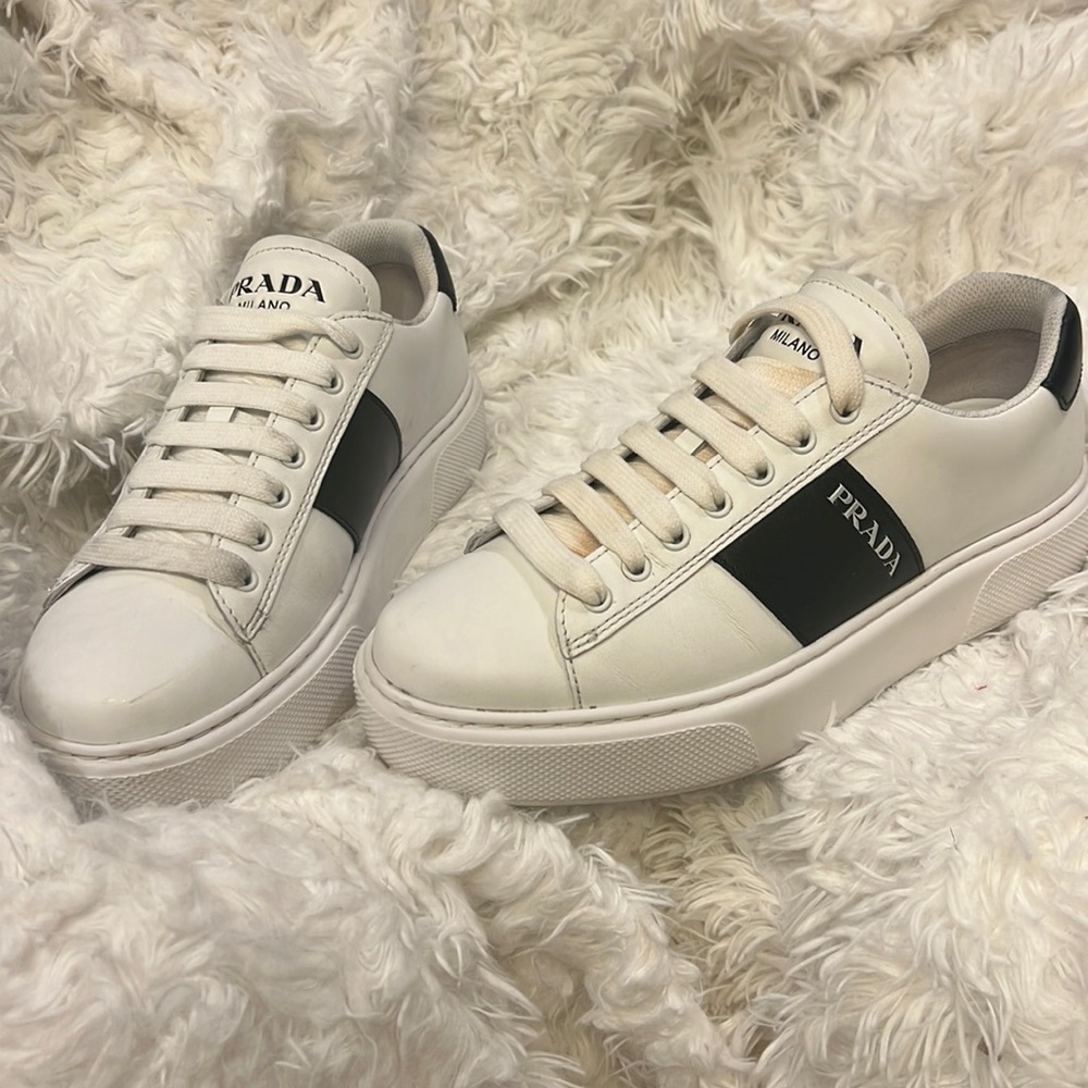 Vitelli soft Prada sneakers